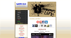 Desktop Screenshot of gerisz.hu