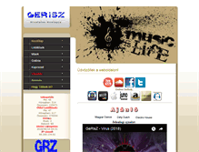 Tablet Screenshot of gerisz.hu